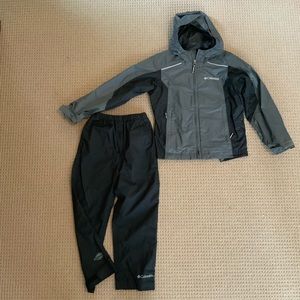 Columbia rain gear